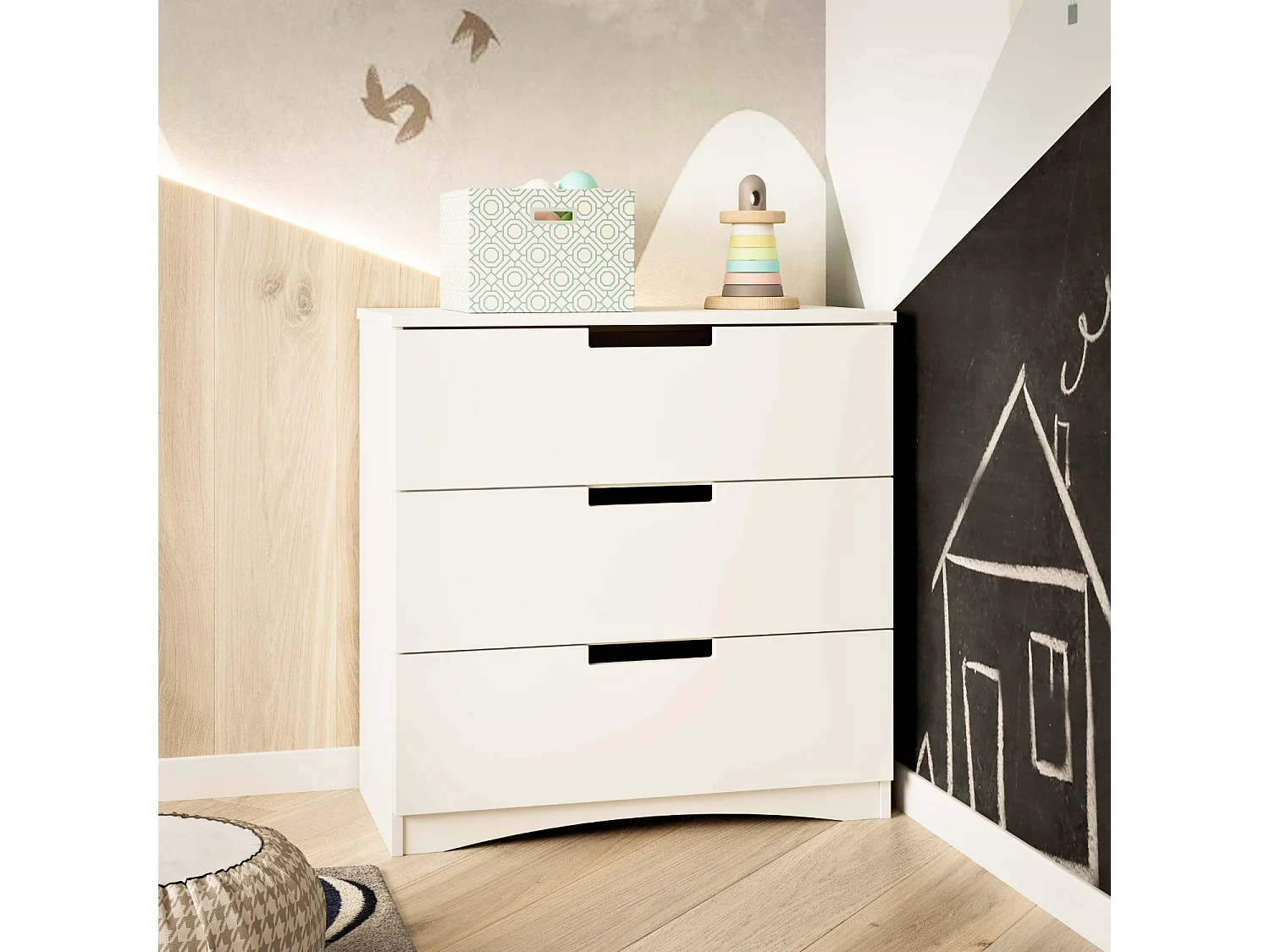 Cassapanca classica per bambini