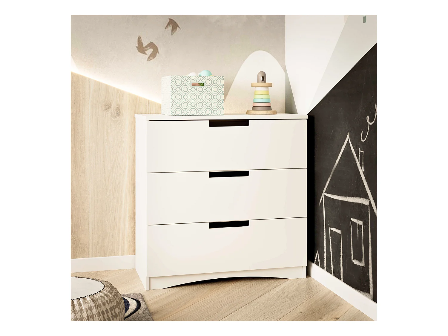 Cassapanca classica per bambini