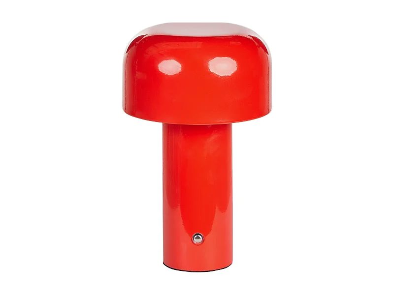 Lampe de table LED sans fil BESOS Avec variateur Métal Rouge