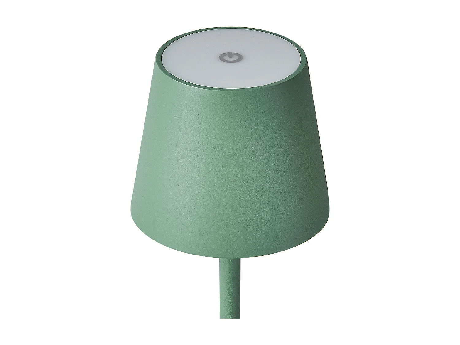 Lampada da tavolo senza fili a LED BACEIRO con dimmer Metallo Verde