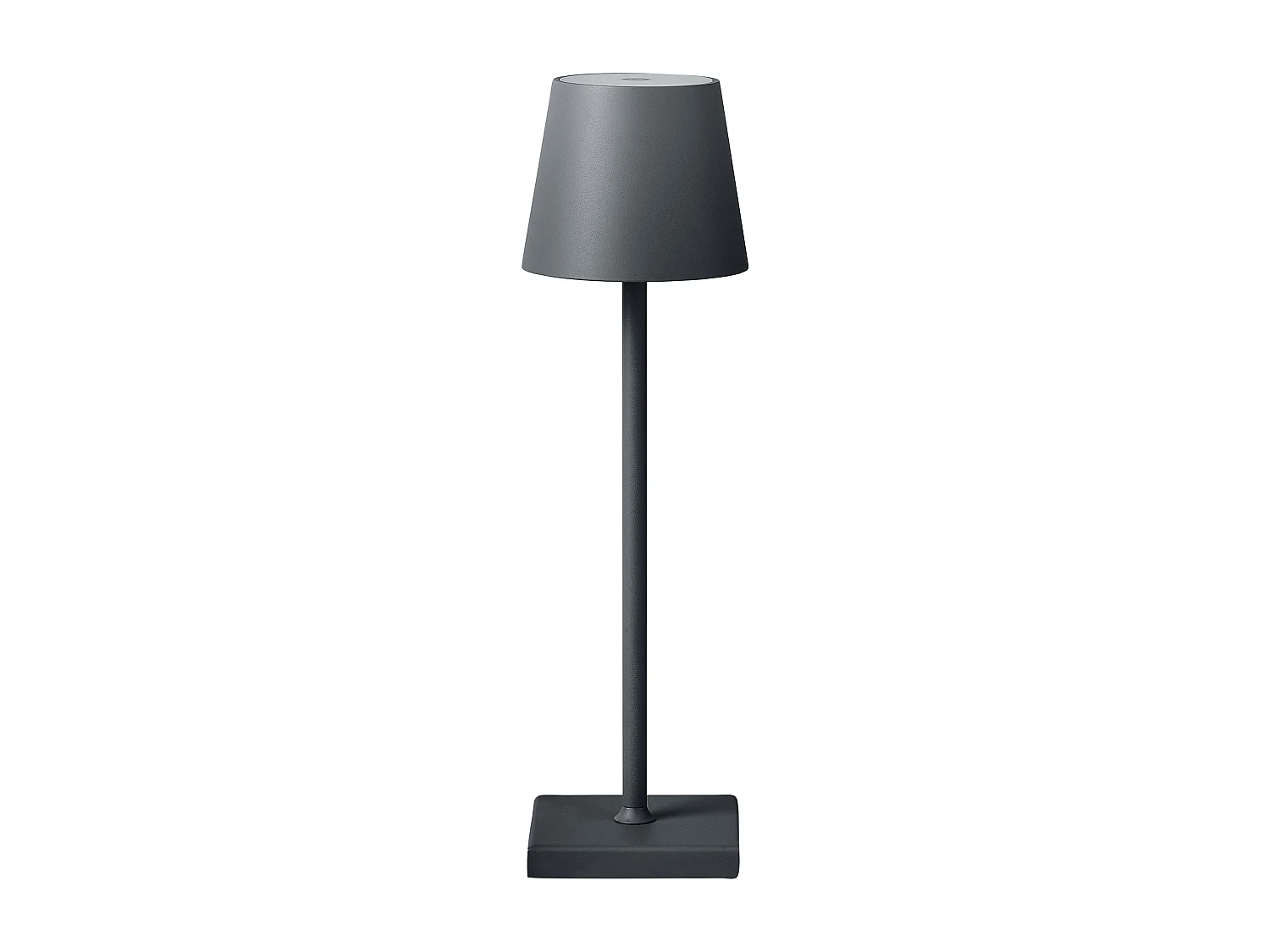 Lampe de table LED sans fil BACEIRO Avec variateur Métal Gris foncé