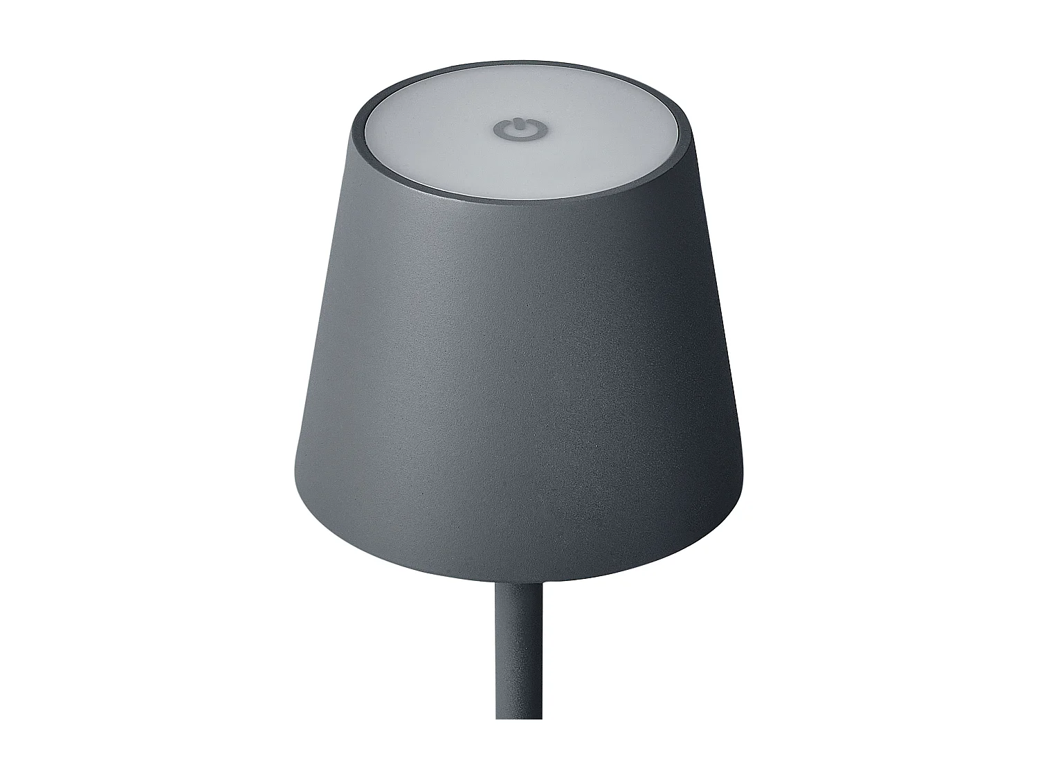 Lampe de table LED sans fil BACEIRO Avec variateur Métal Gris foncé