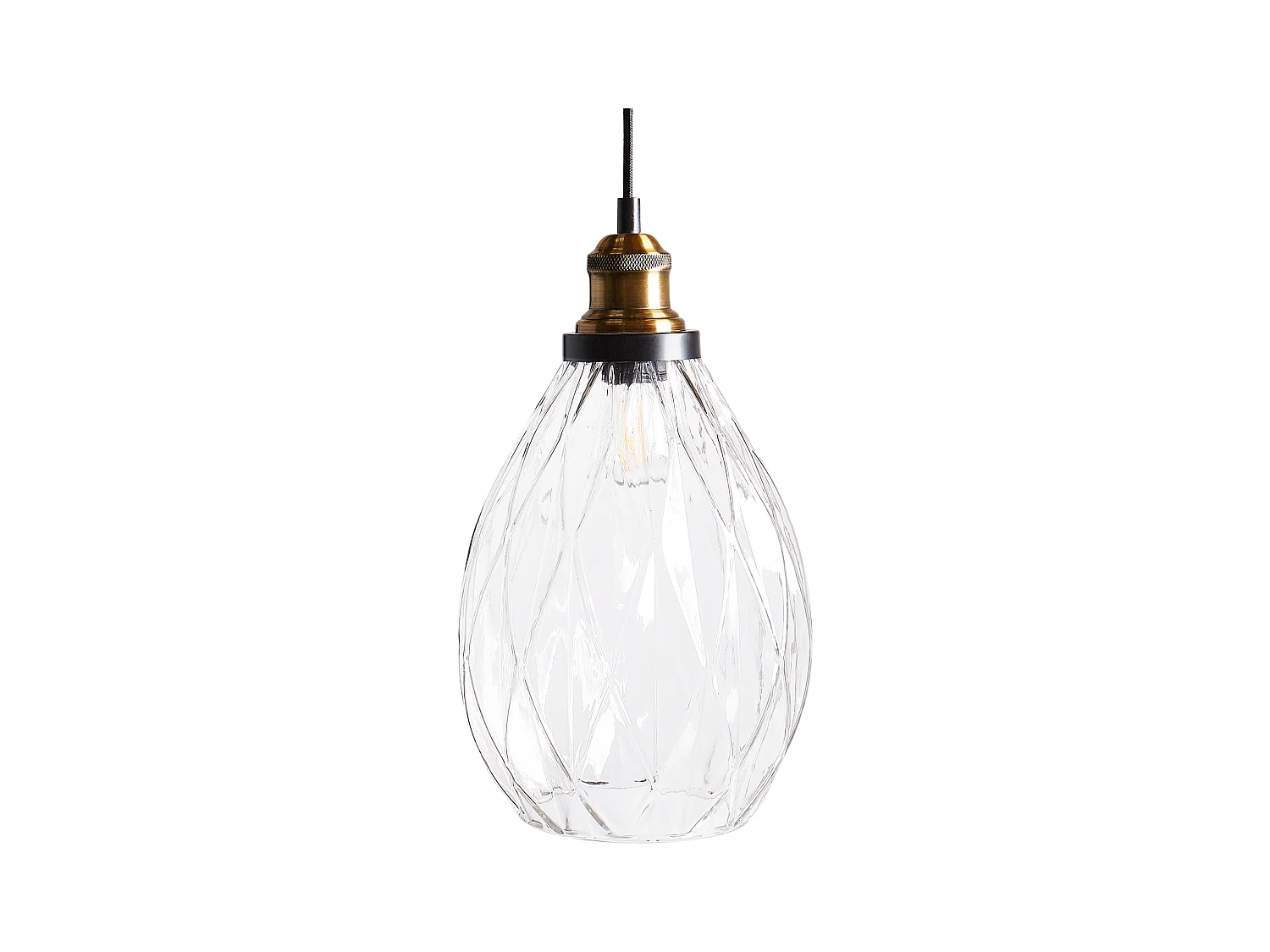 Lampe suspension COOSA Verre Transparent