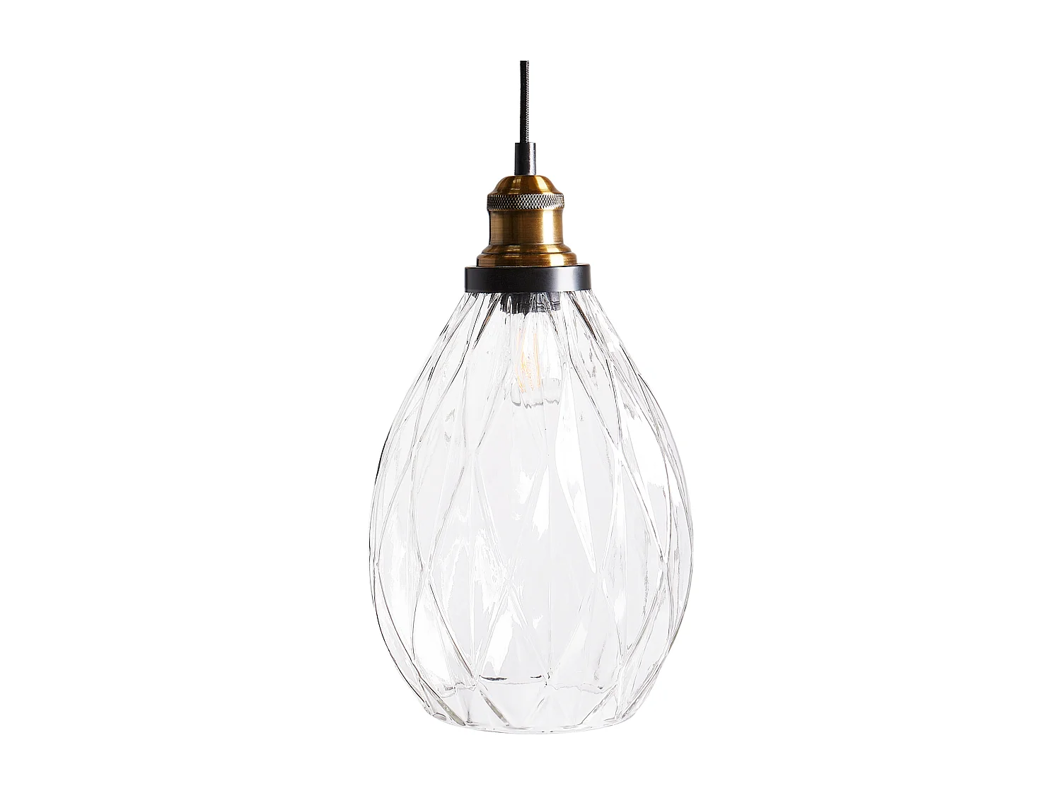 Lampe suspension COOSA Verre Transparent