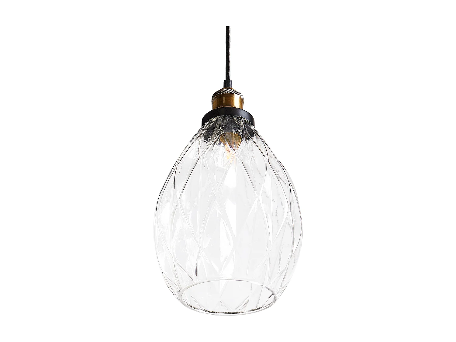 Lampe suspension COOSA Verre Transparent