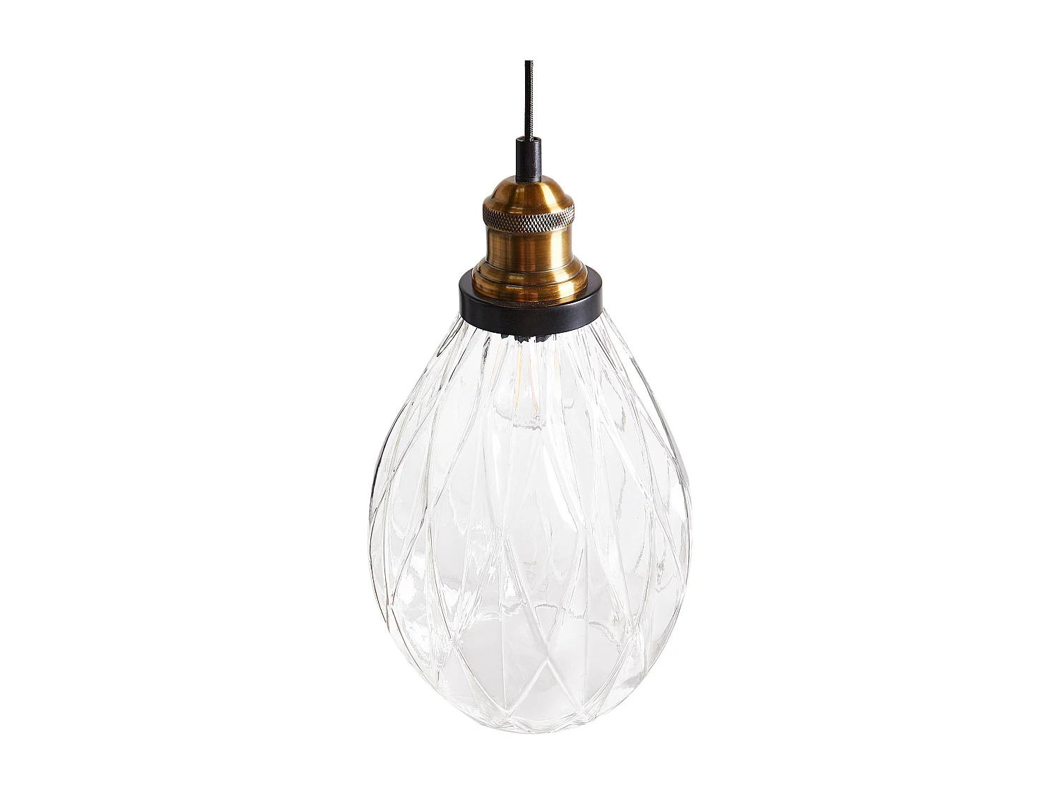 Lampe suspension COOSA Verre Transparent