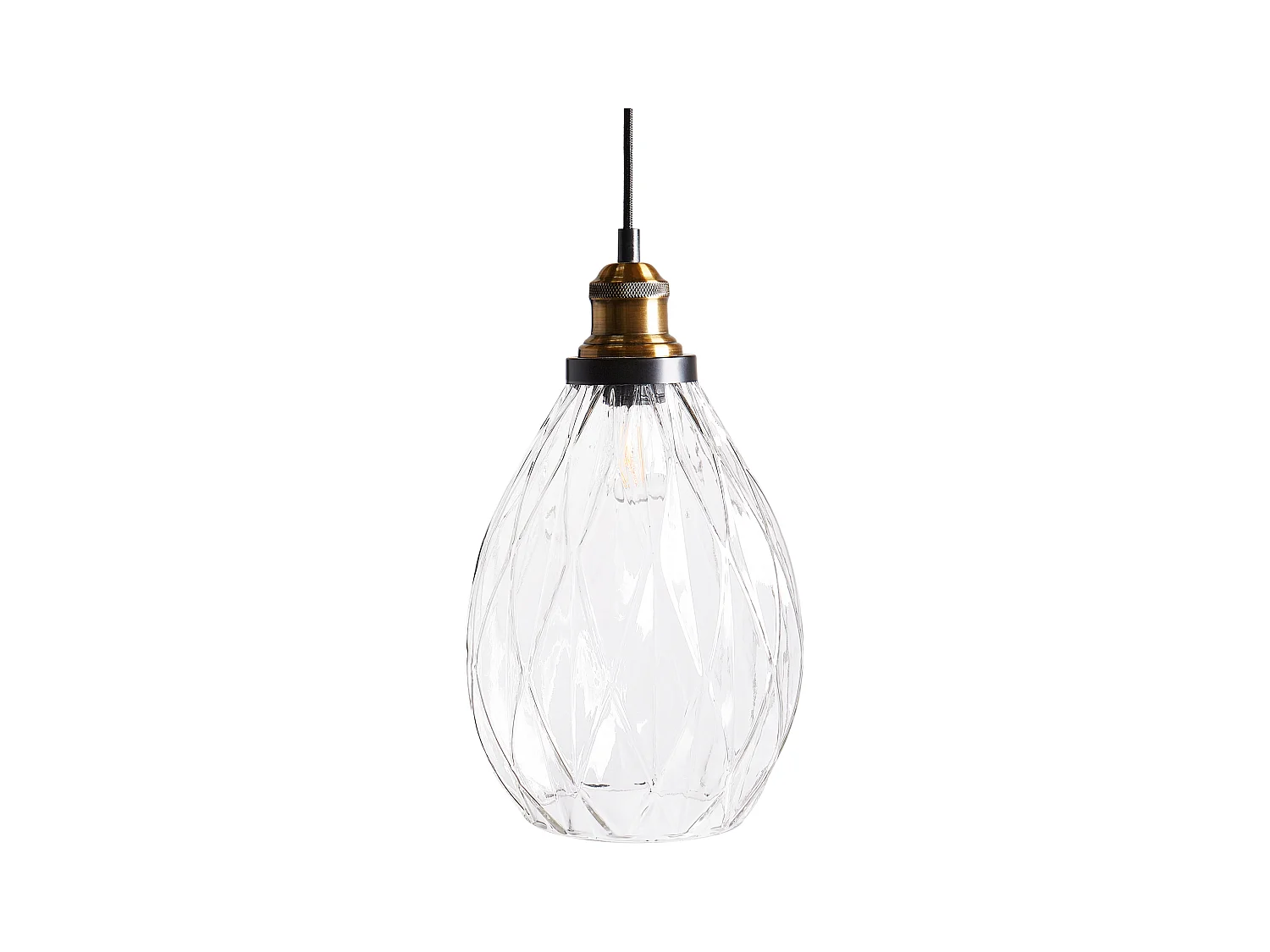 Lampe suspension COOSA Verre Transparent