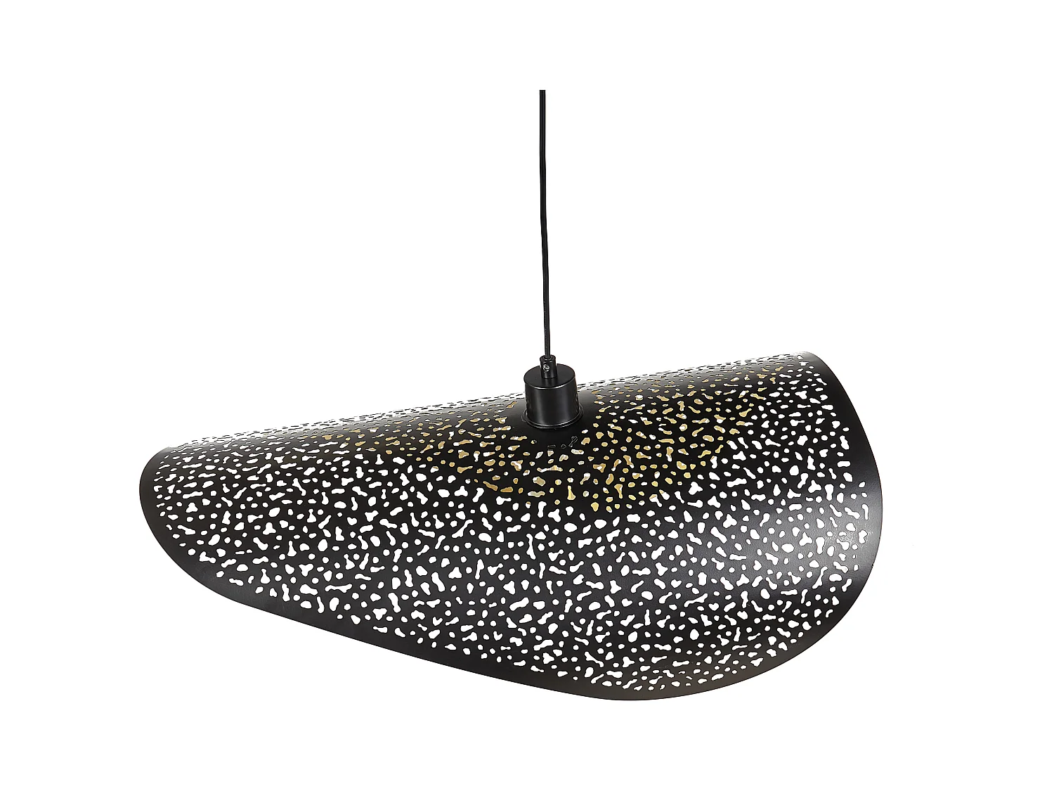 Lampe suspension MAHI Métal Noir
