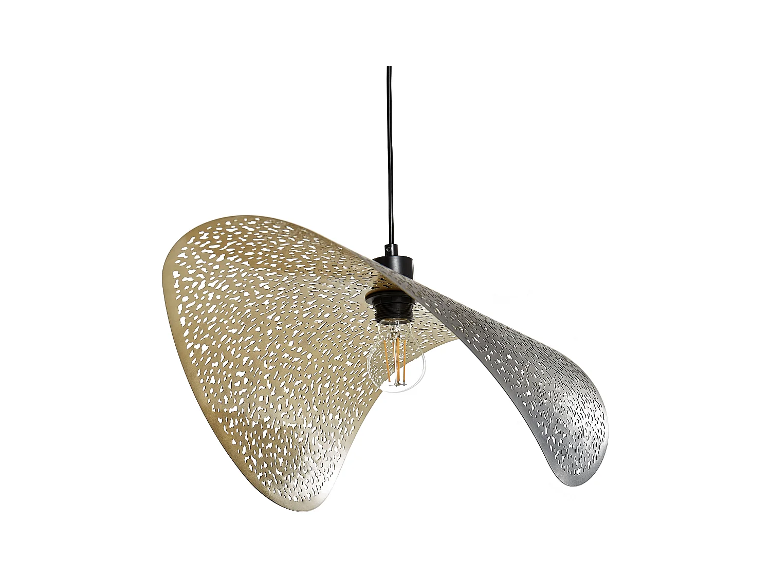 Lampe suspension MAHI Métal Noir