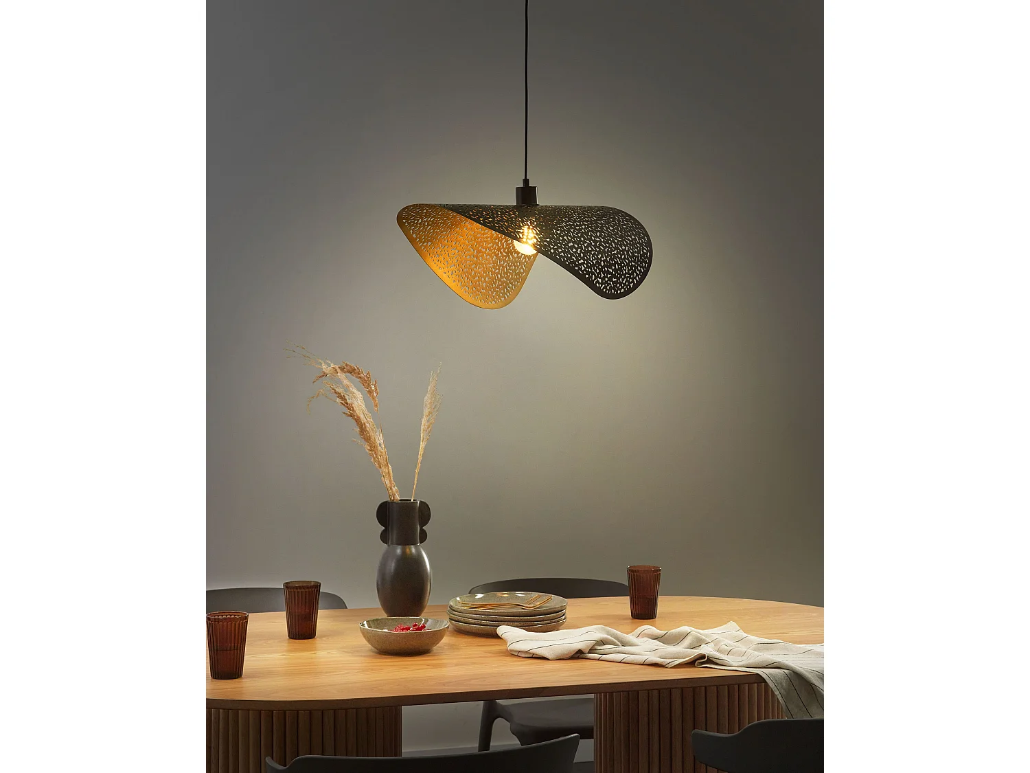 Hanglamp MAHI Metaal Zwart