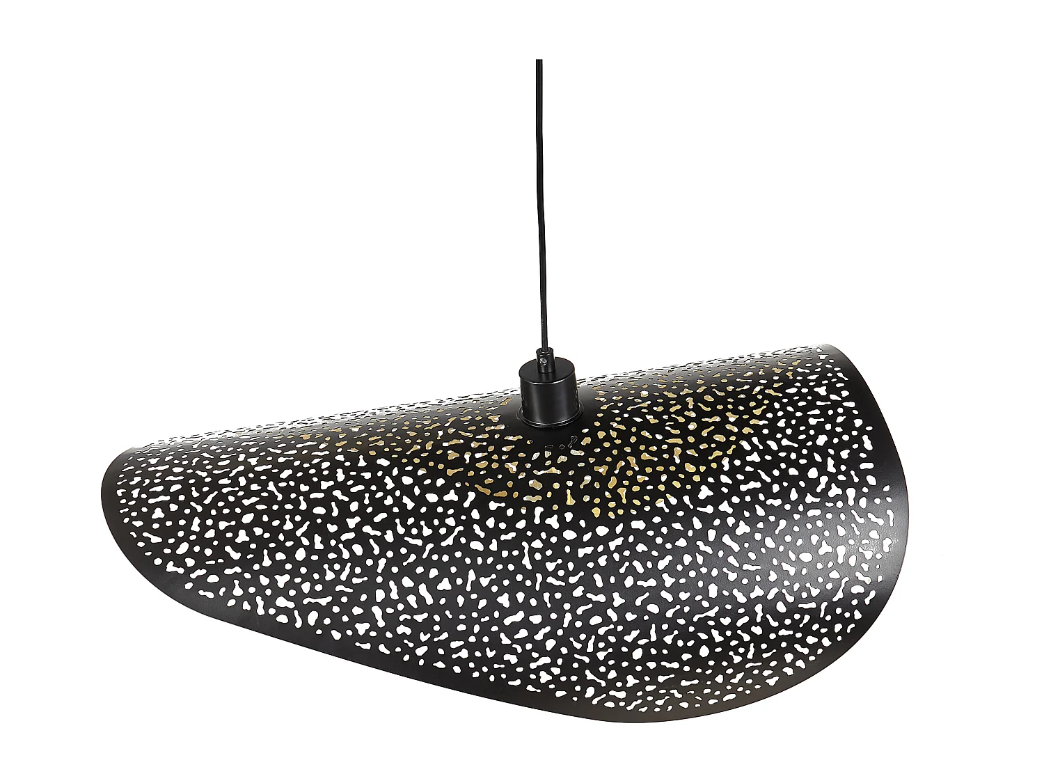 Lampe suspension MAHI Métal Noir