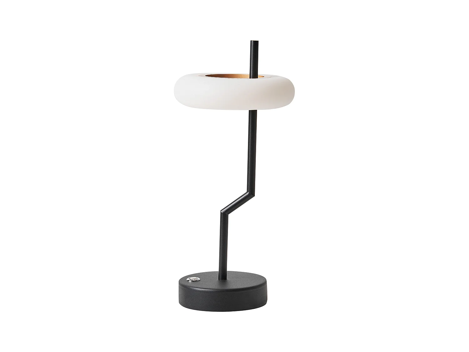 Lampe de table LED sans fil ALVIELA Avec variateur Métal Noir