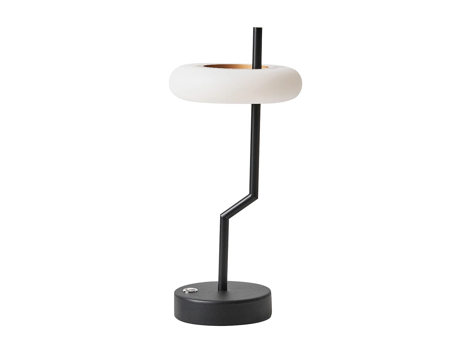 Lampe de table LED sans fil ALVIELA Avec variateur Métal Noir