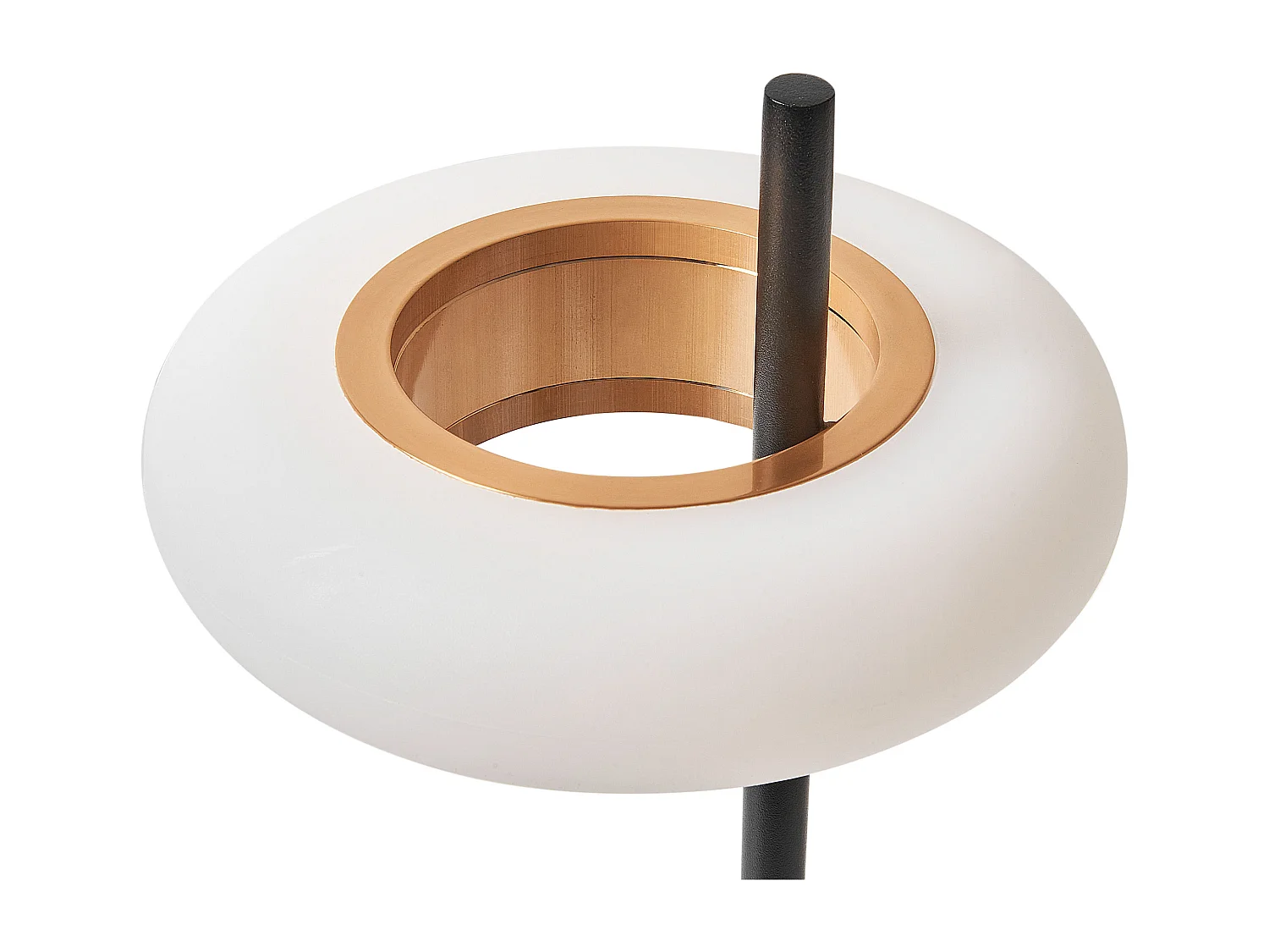 Lampe de table LED sans fil ALVIELA Avec variateur Métal Noir