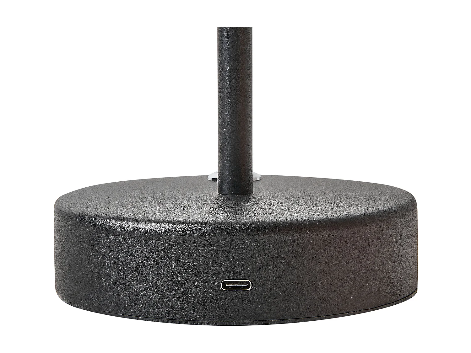 Lampe de table LED sans fil ALVIELA Avec variateur Métal Noir