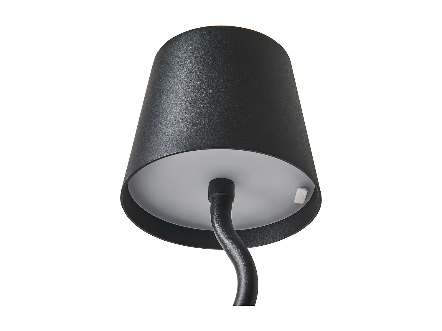 Kabellose LED Tischlampe VOUGA mit Dimmer Metall Schwarz