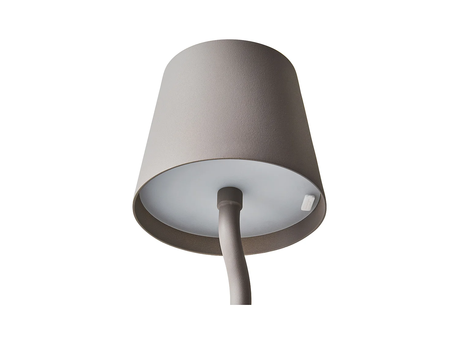Candeeiro de mesa LED sem fios VOUGA Com regulador de intensidade Metal Creme