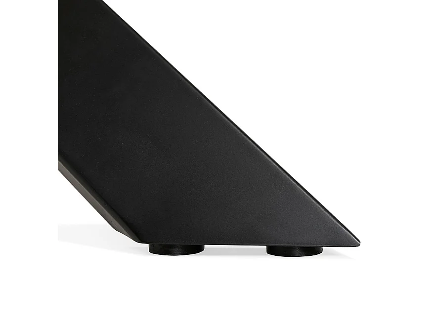 Esstisch mit zentralem X-förmigem Bein - WALABY - bruin - 200x100x75,5 cm