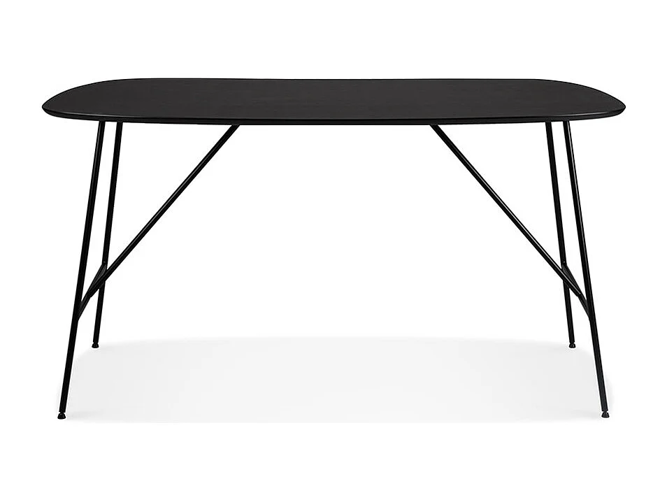 Table à Manger Design "Linda" 142cm Noir