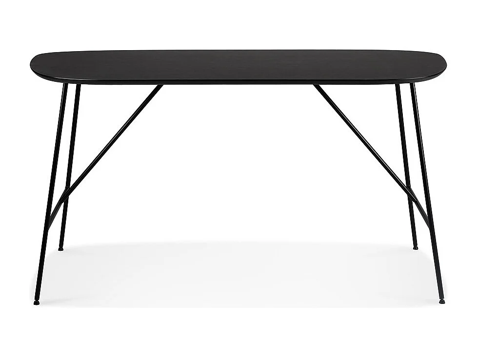 Table à Manger Design "Linda" 142cm Noir
