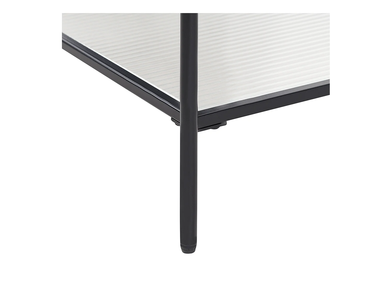 Table basse BLAIR Verre de sécurité Noir