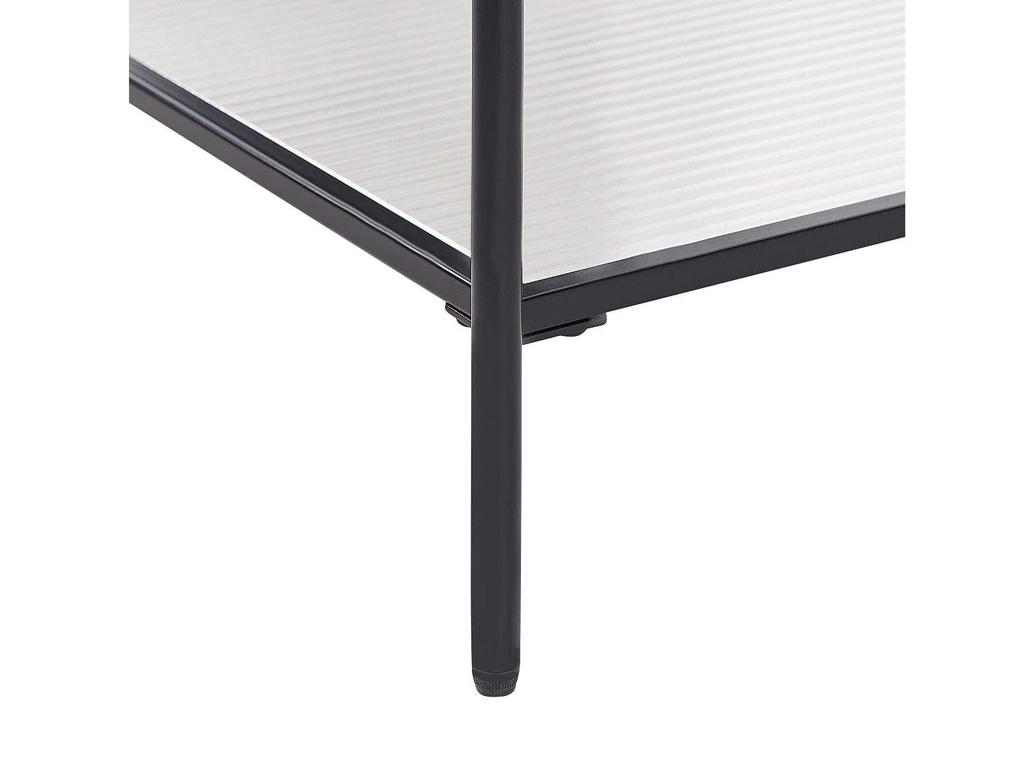 Stolik kawowy BLAIR Szkło hartowane Czarny