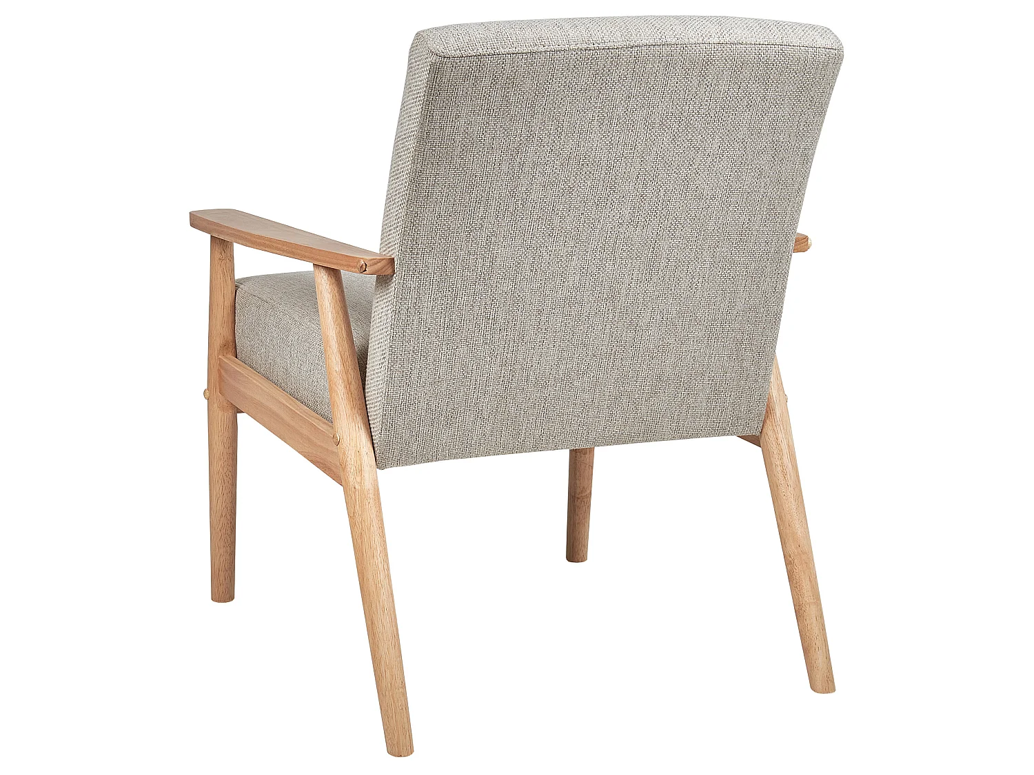 Armchair ESRUM Fabric Light Brown/ Grey