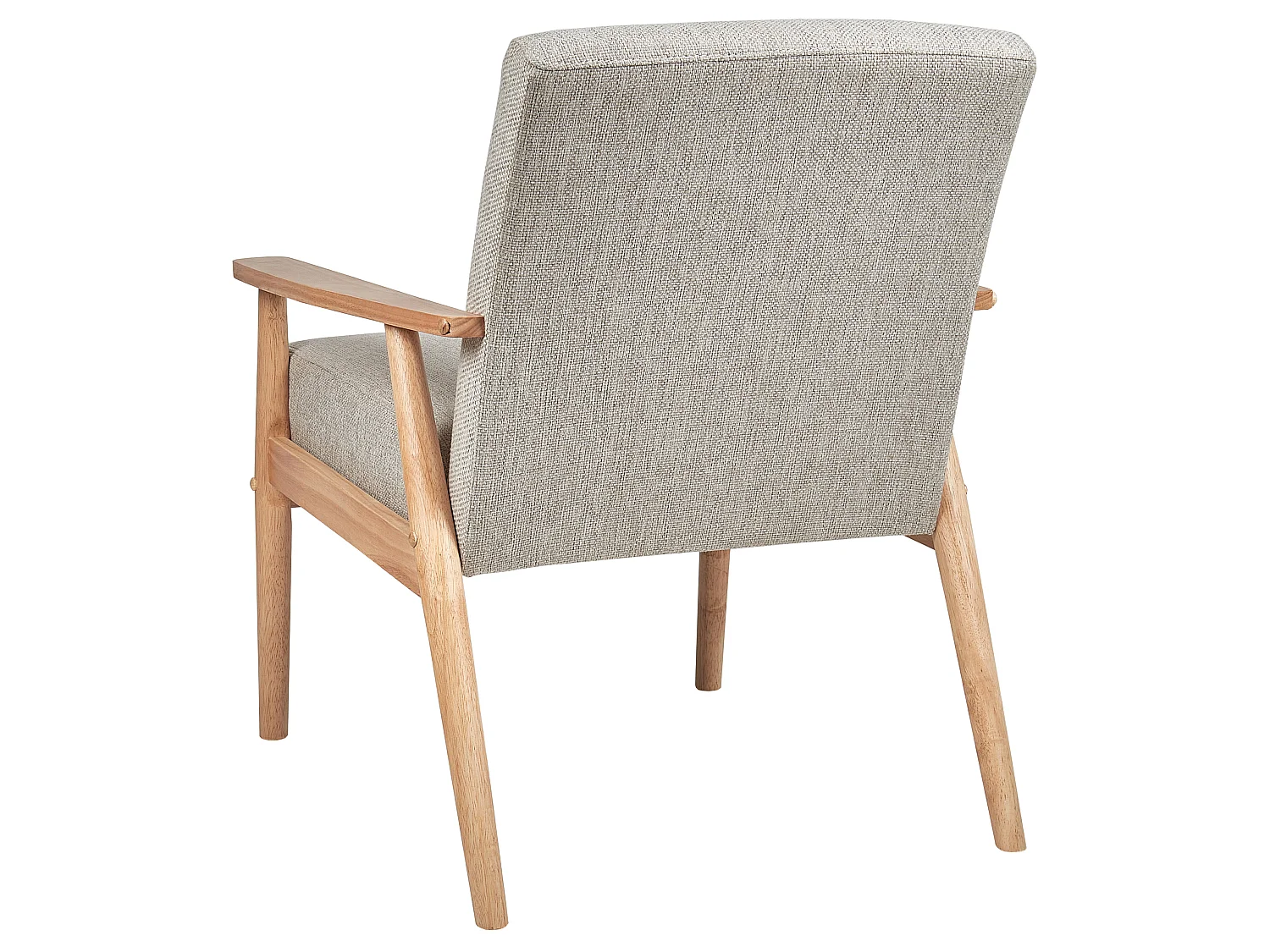 Armchair ESRUM Fabric Light Brown/ Grey
