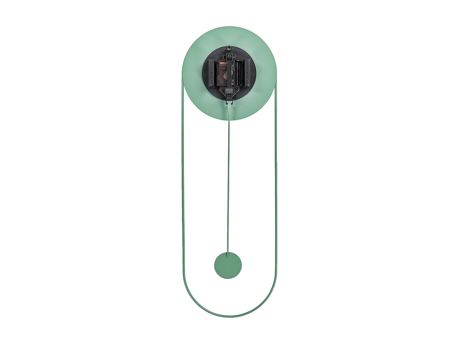 Horloge murale SALVAN 20 cm Métal Vert clair