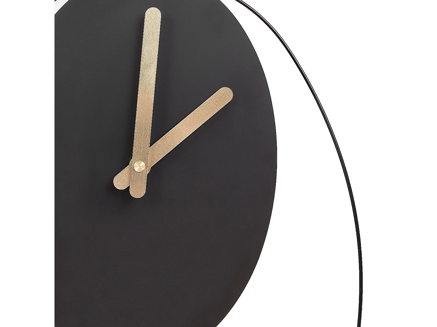 Wanduhr MANIGOD 32 cm Metall Schwarz