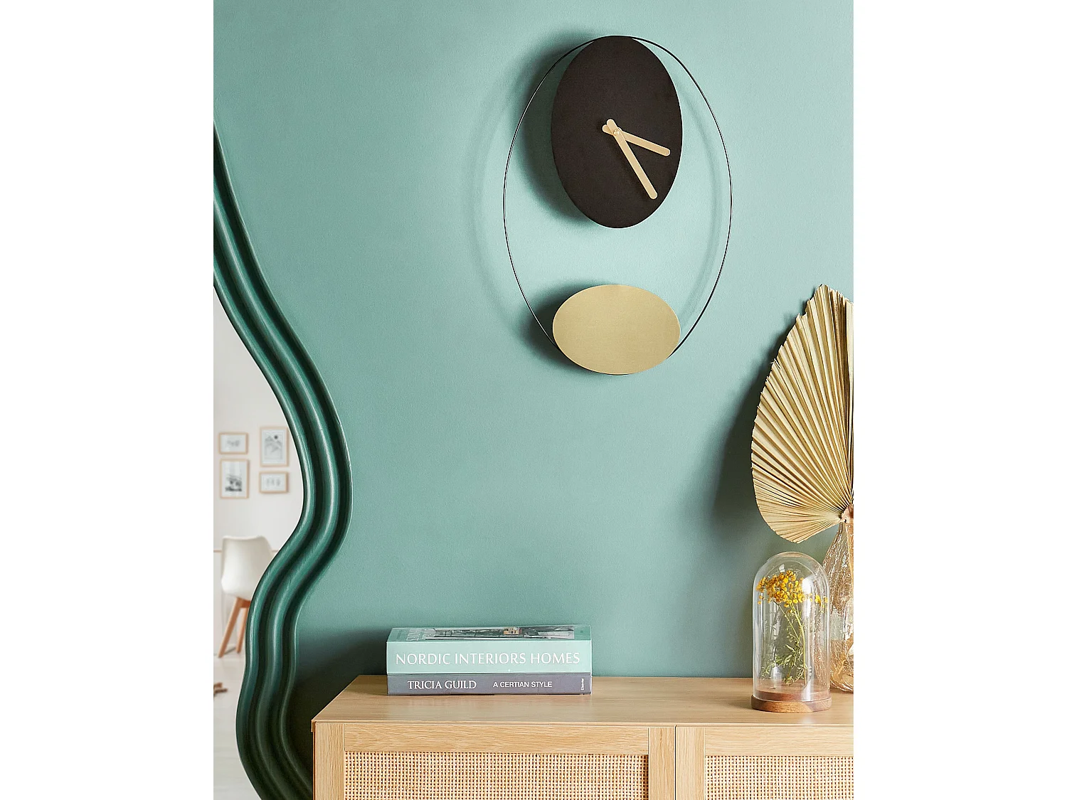 Horloge murale MANIGOD 32 cm Métal Noir