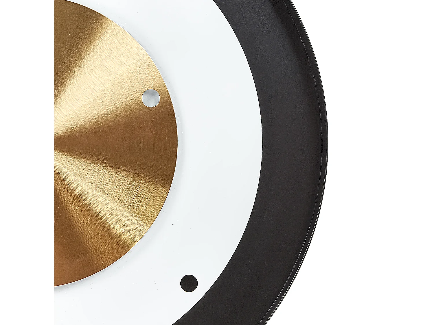 Horloge murale CLUSES 30 cm Métal Noir