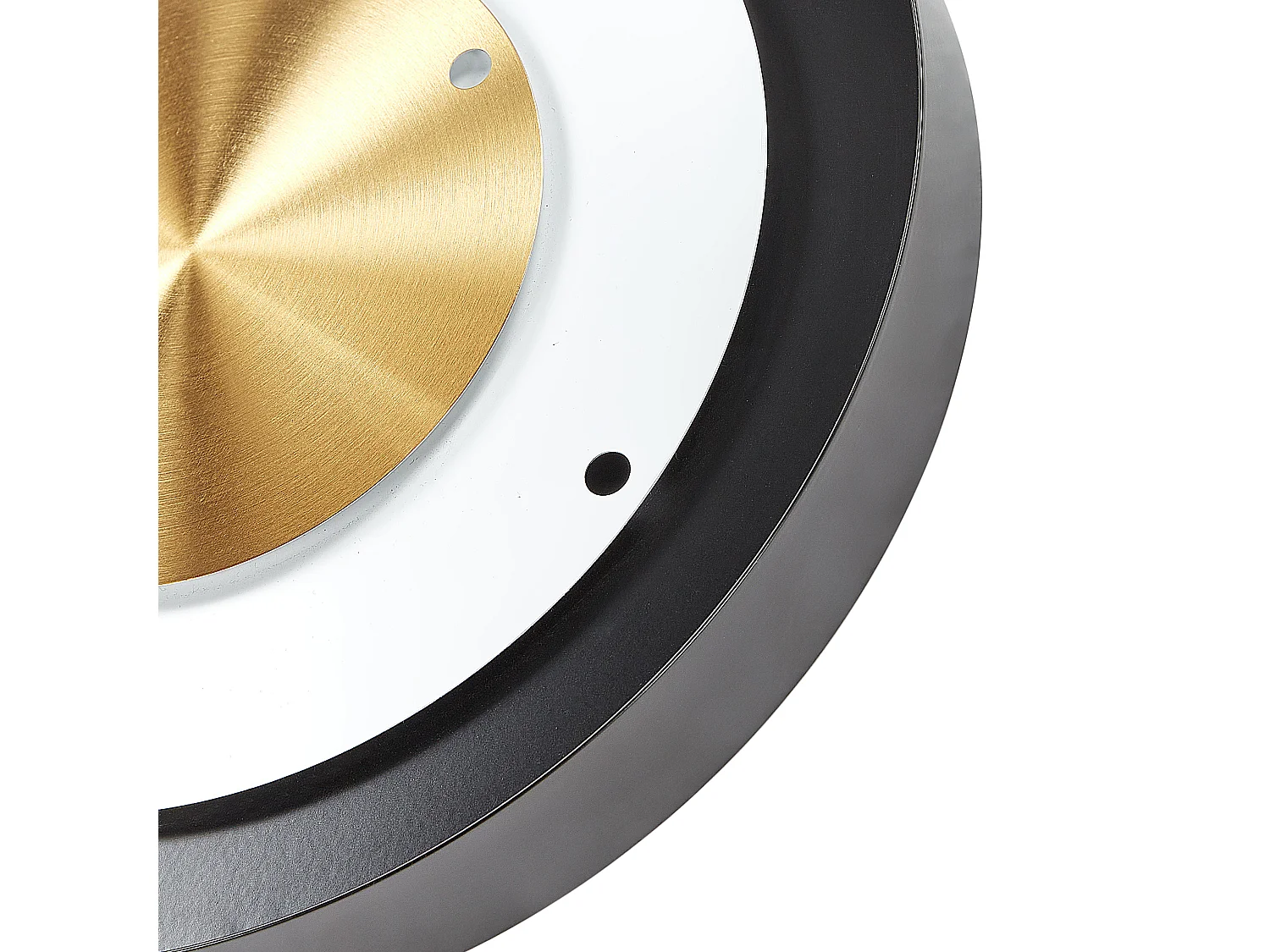 Horloge murale CLUSES 30 cm Métal Noir