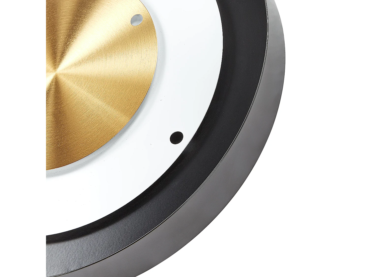 Horloge murale CLUSES 30 cm Métal Noir