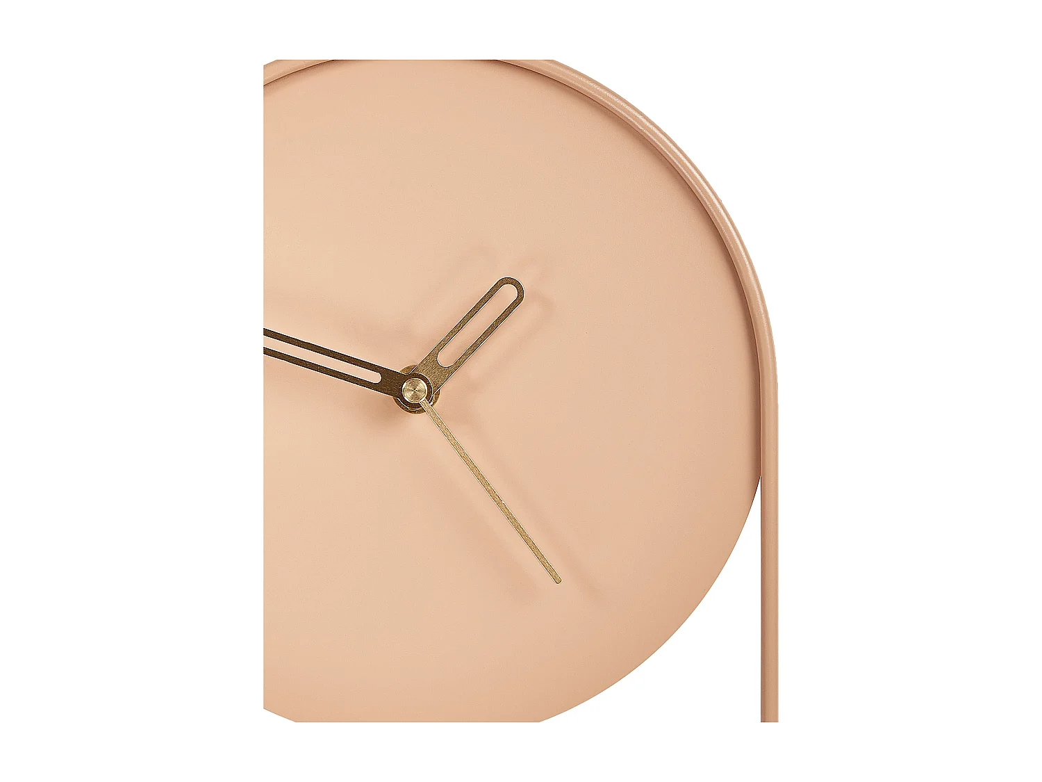 Horloge murale SALVAN 20 cm Métal Rose pêche