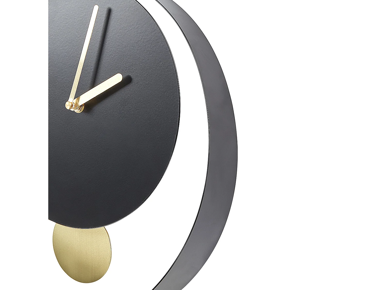 Horloge murale MAGLAND 30 cm Métal Noir