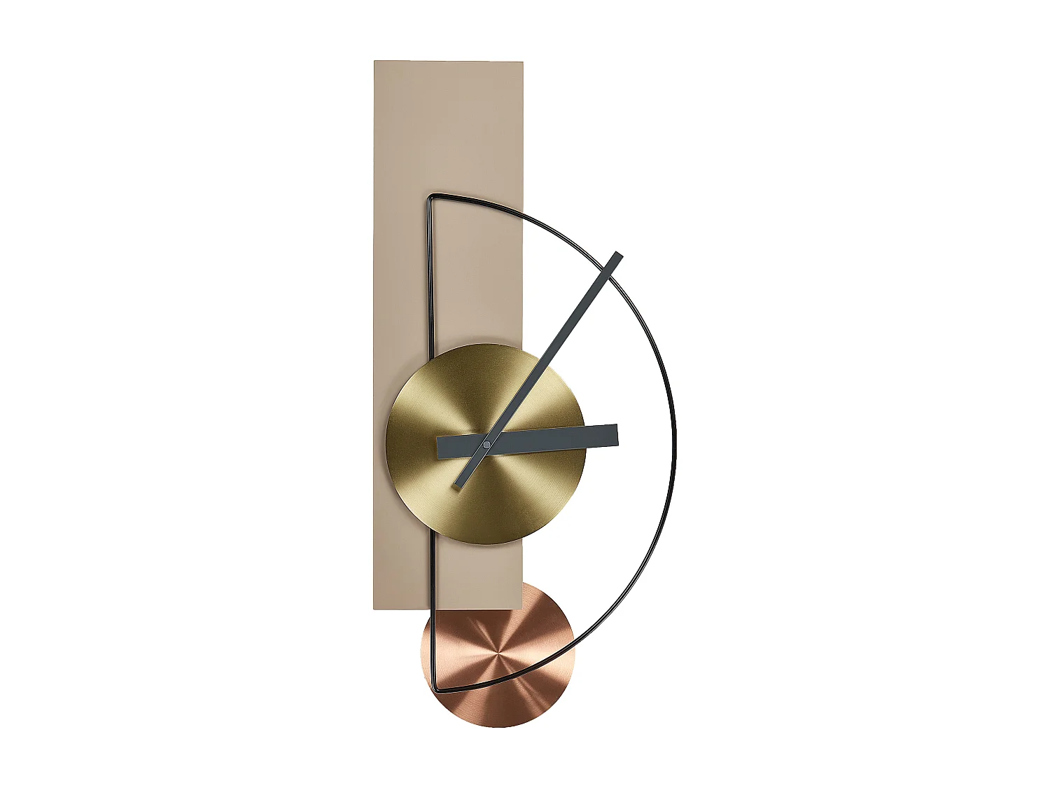 Horloge murale CEVINS 31 cm Métal Beige