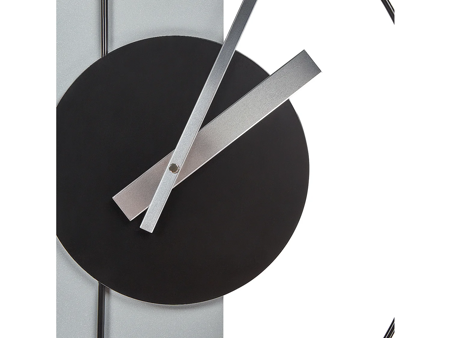 Horloge murale CEVINS 31 cm Métal Gris clair