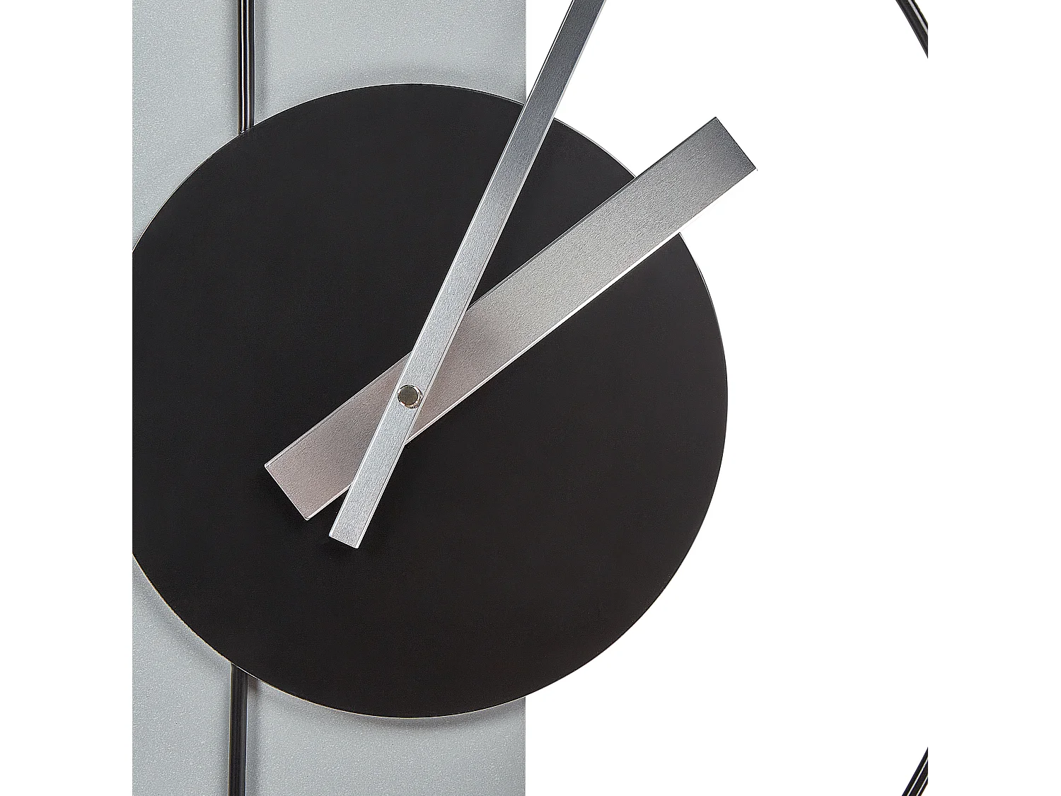 Zegar ścienny CEVINS 31 cm Metal Jasnoszary