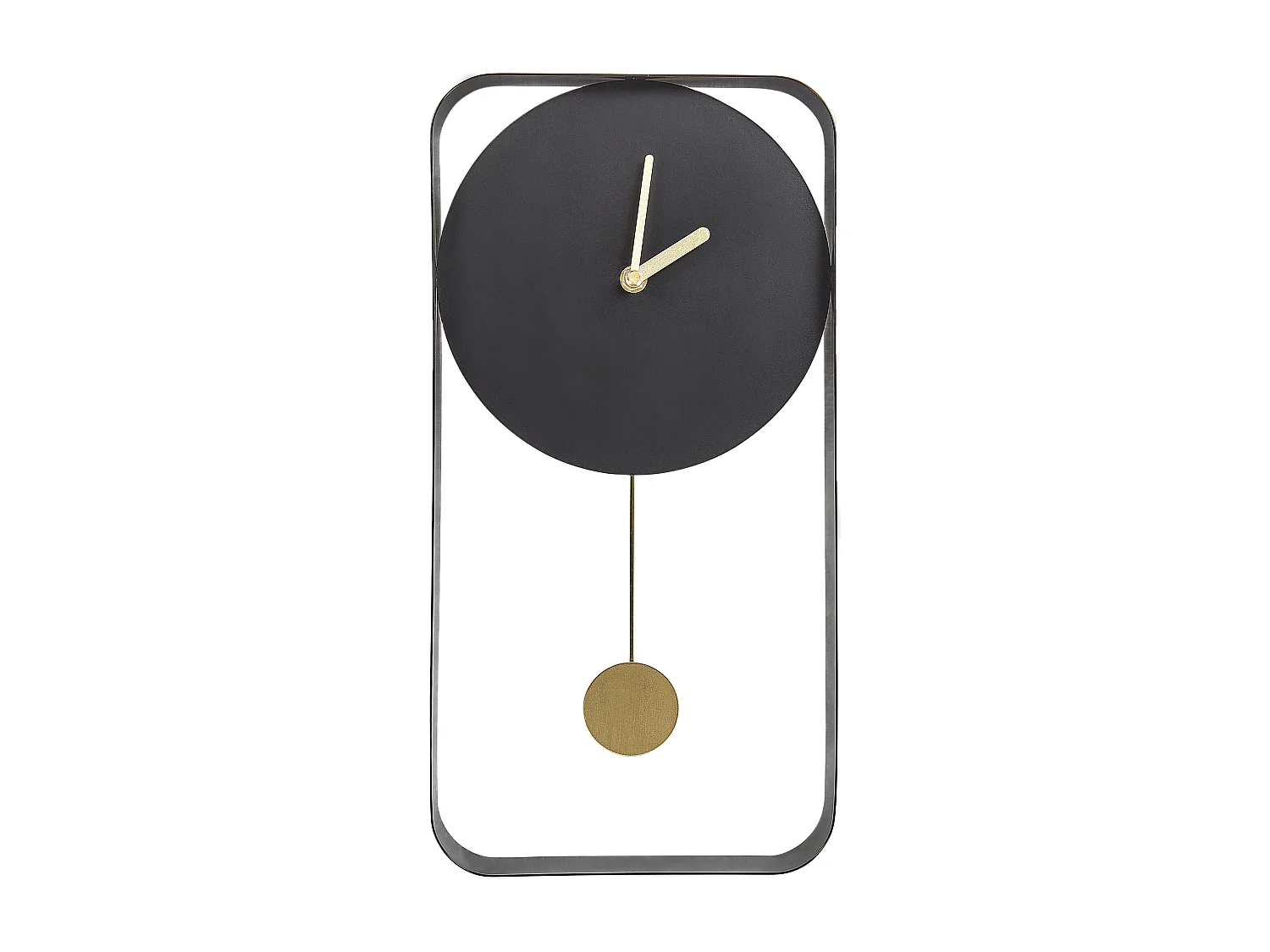 Reloj de pared SERVOZ 21 cm Metal Negro
