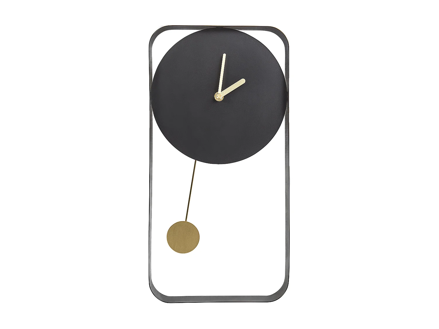 Reloj de pared SERVOZ 21 cm Metal Negro
