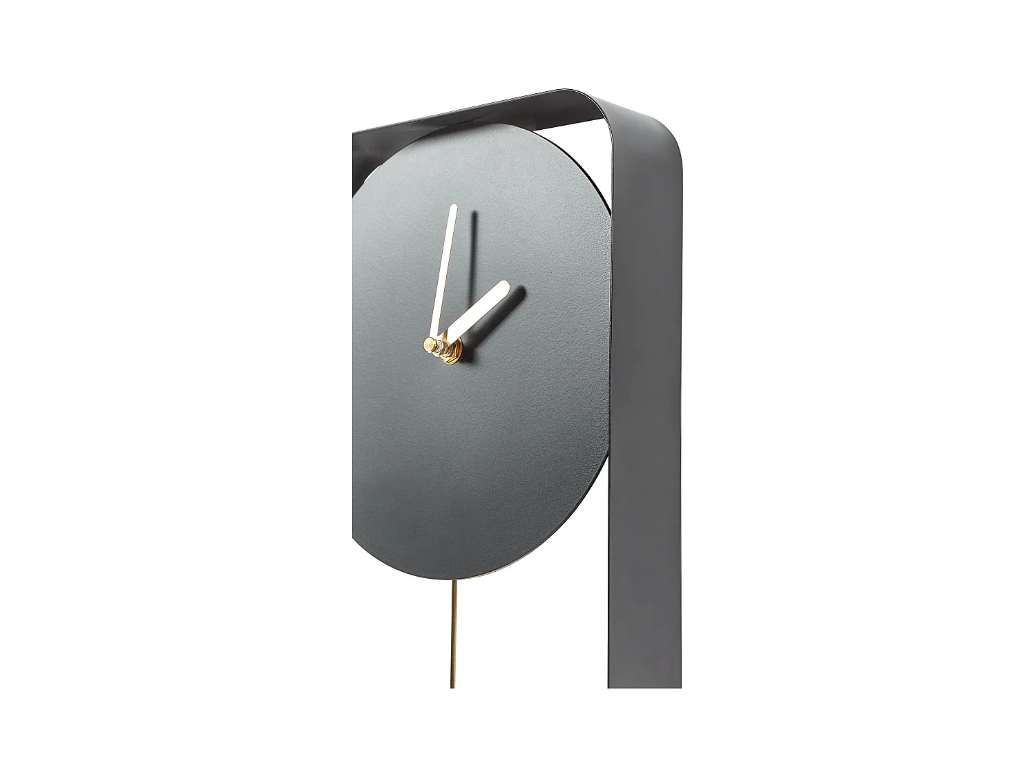 Wanduhr SERVOZ 21 cm Metall Schwarz