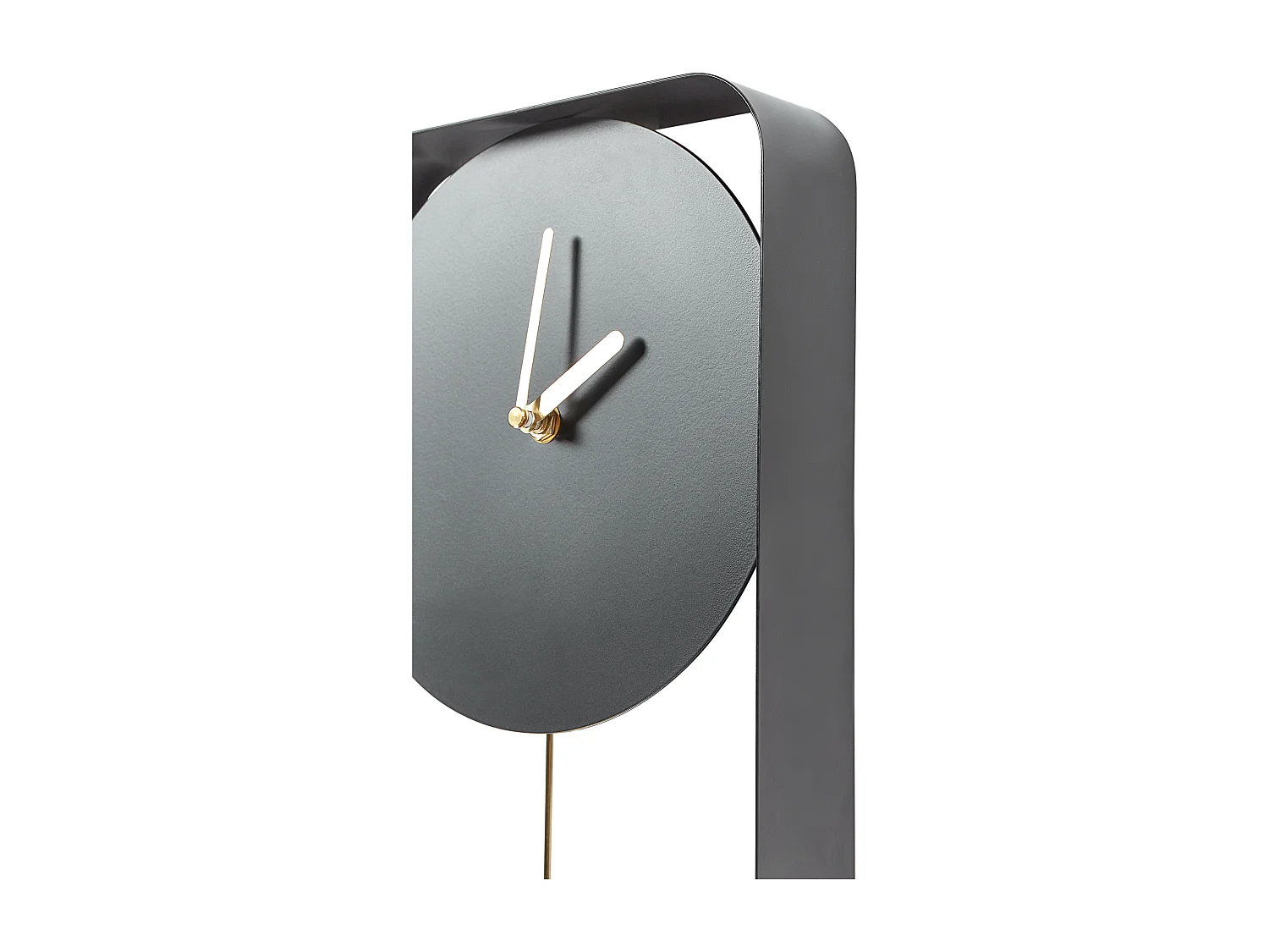 Zegar ścienny SERVOZ 21 cm Metal Czarny