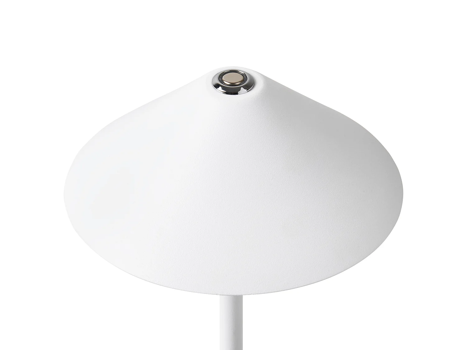 Lampada da tavolo senza fili a LED FRANCOLI con dimmer Metallo Bianco
