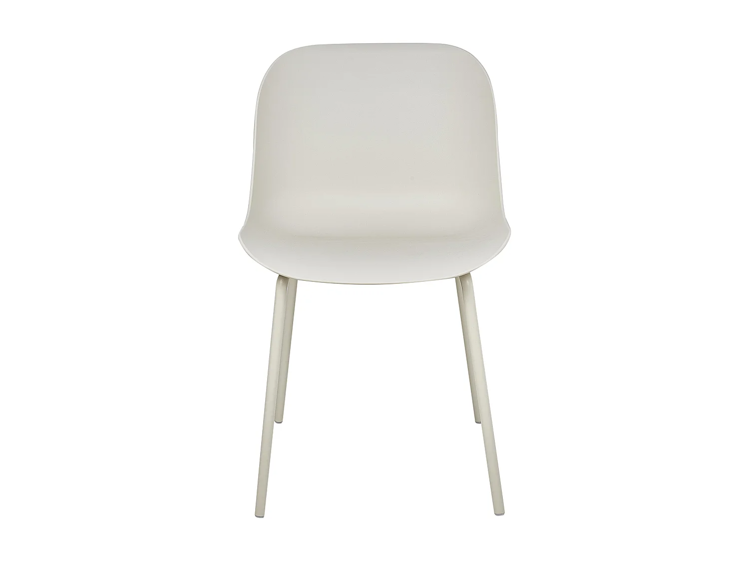 Lot de 2 chaises de salle à manger BELOIT Beige clair