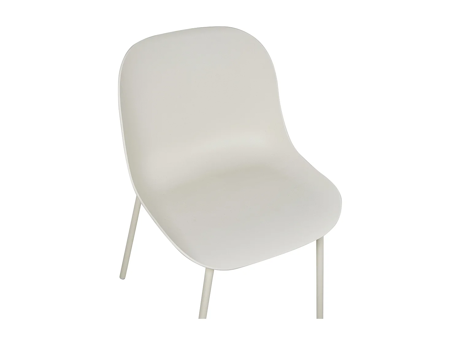 Lot de 2 chaises de salle à manger BELOIT Beige clair