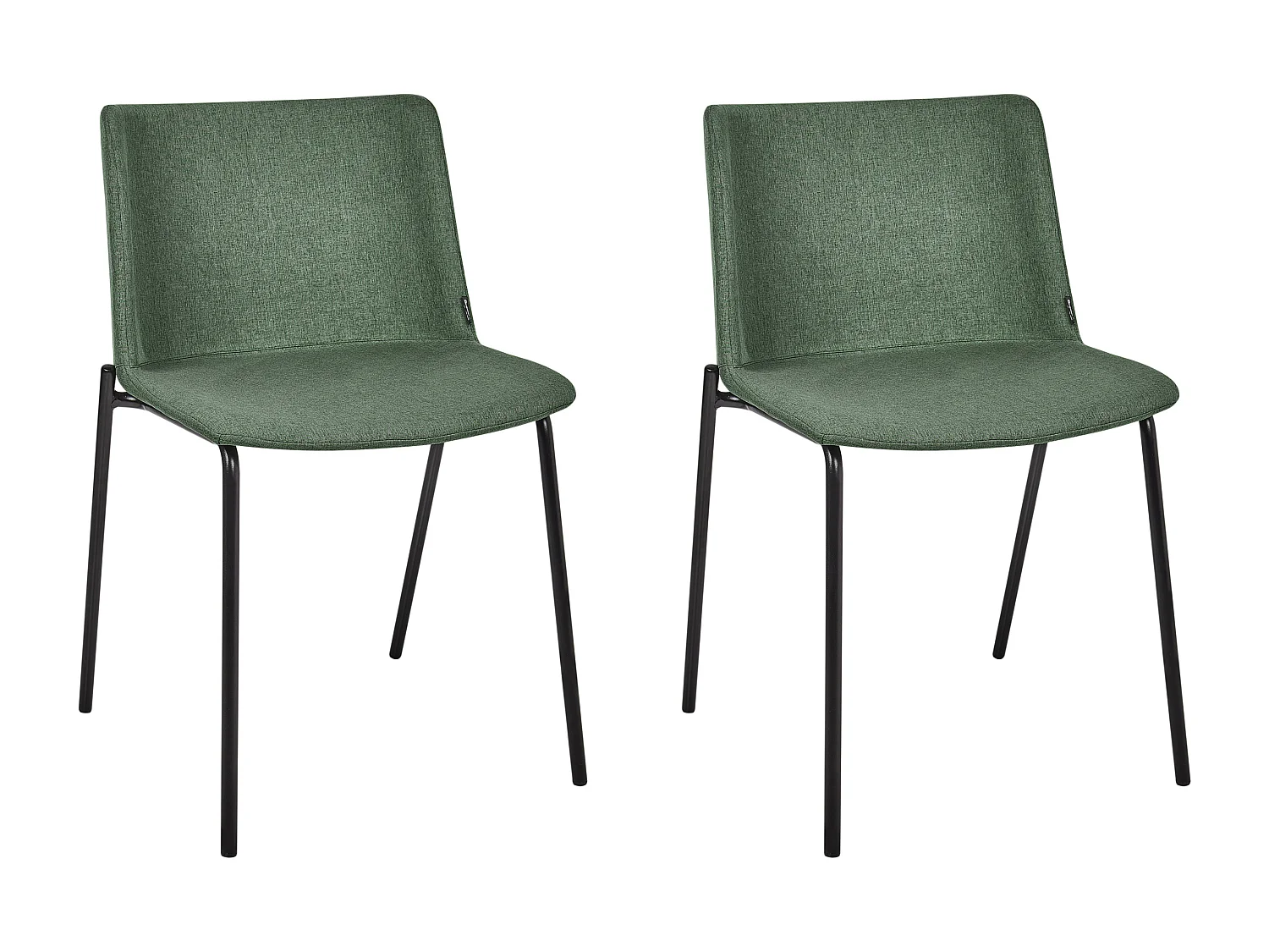 Set di 2 sedie da pranzo ESBON Verde scuro