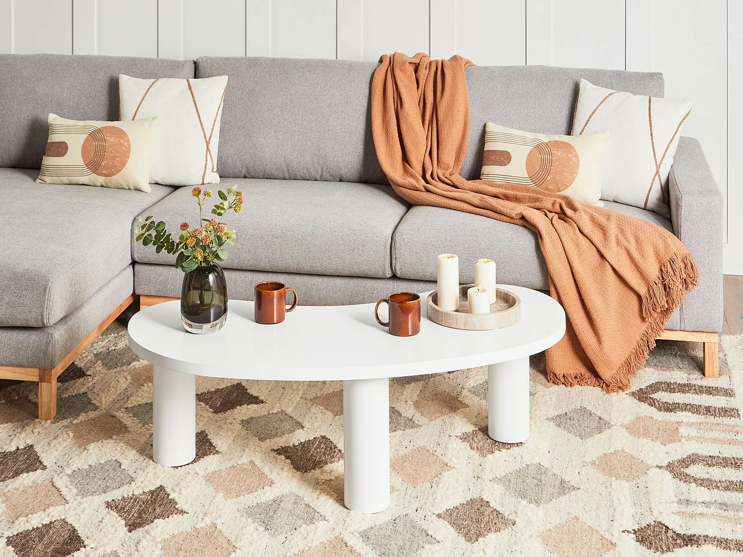 Salontafel AUBURN Wit