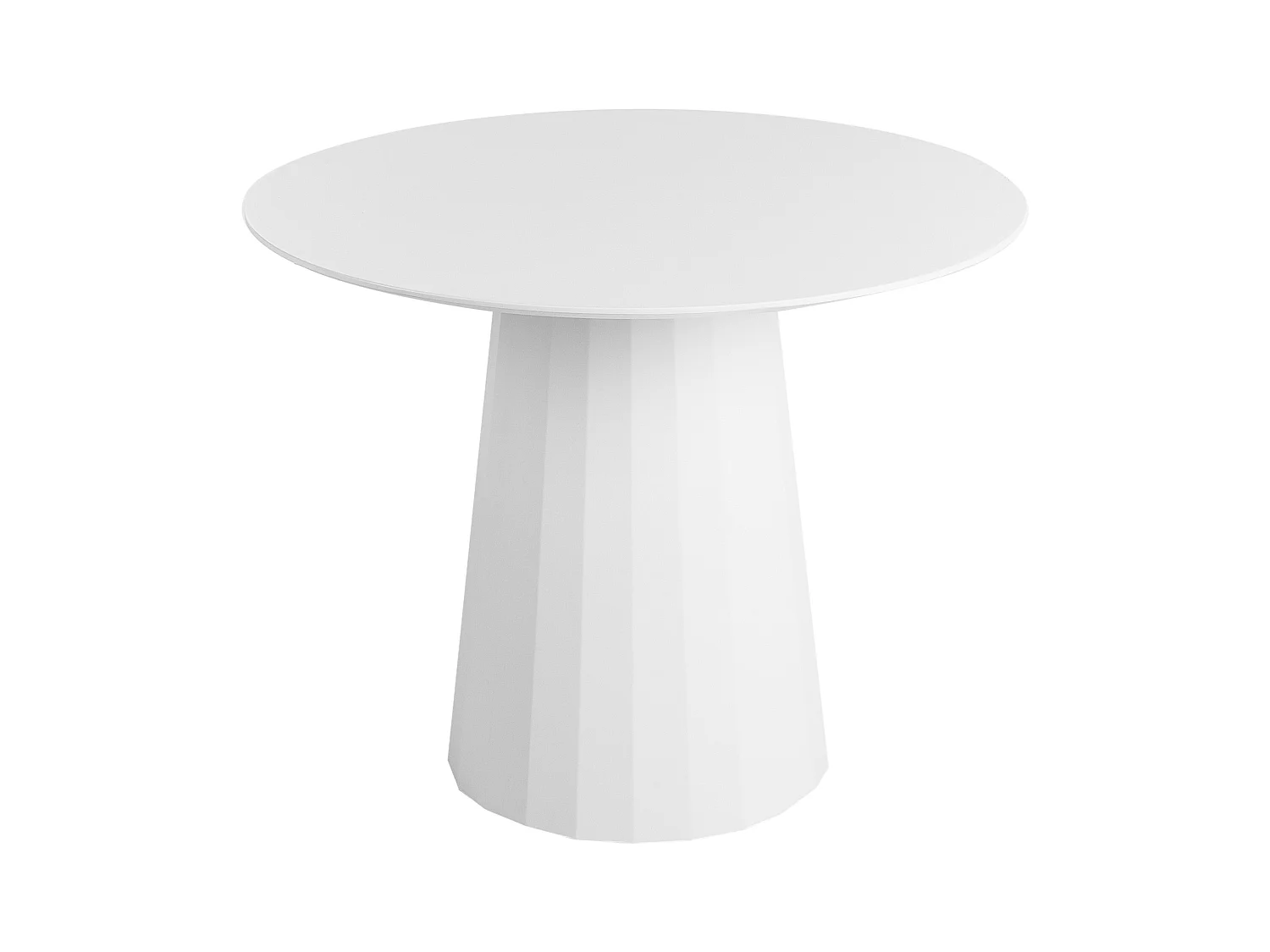 Table de repas PLATO Blanc 100 cm 100 cm Métal