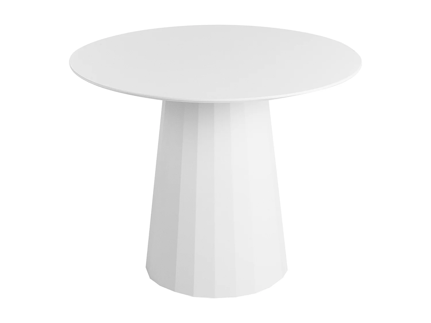 Table de repas PLATO Blanc 100 cm 100 cm Métal